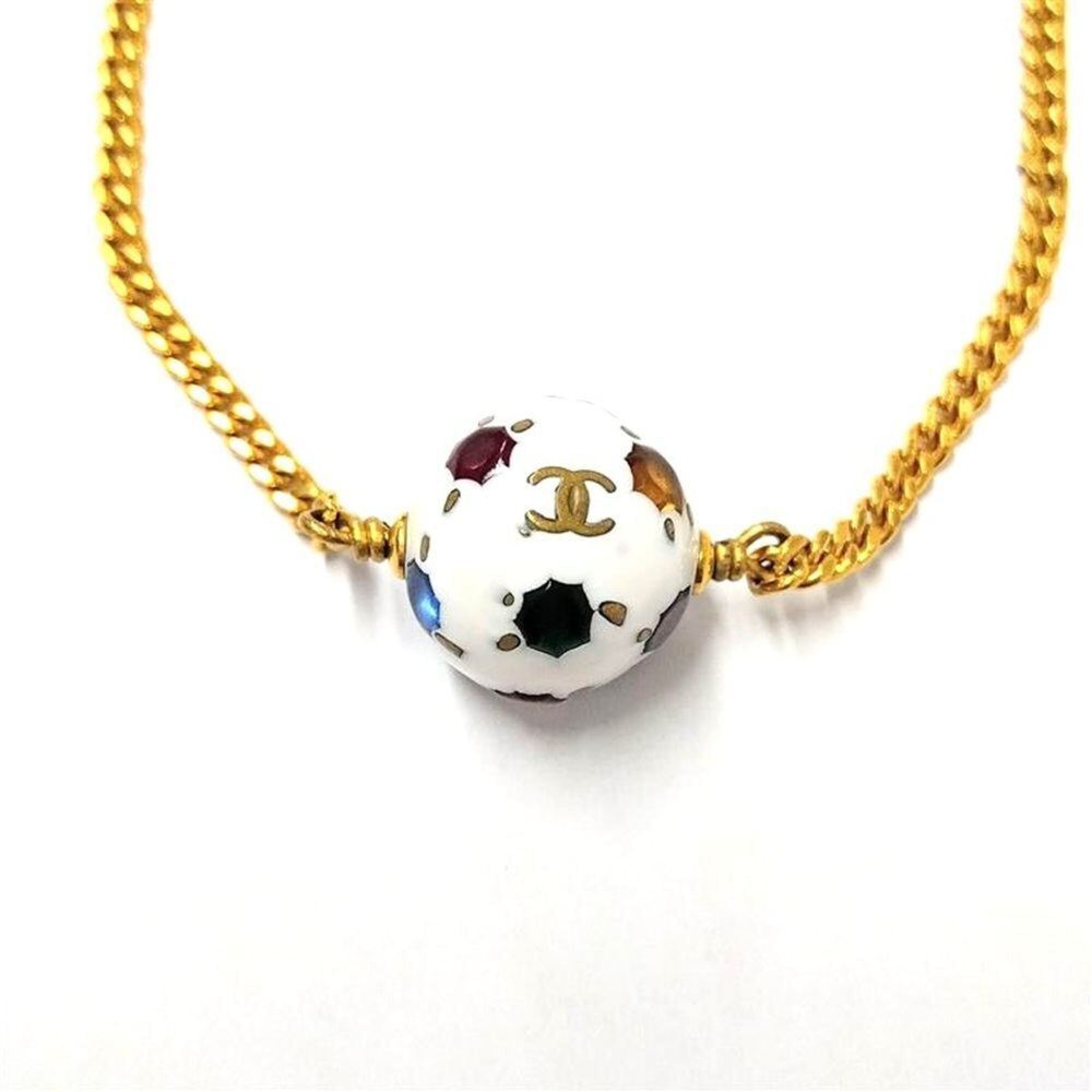 CHANEL Gold Logo Charm Bracelet - Picture 2 of 4